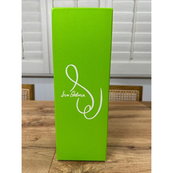 Sam Edelman Ollie Square Toe Bit Mule Flat Granda Tan Leopard Size 9.5 NIB Sleek - Picture 12 of 13